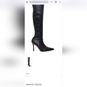 Black Over-the-Knee Stiletto Boots